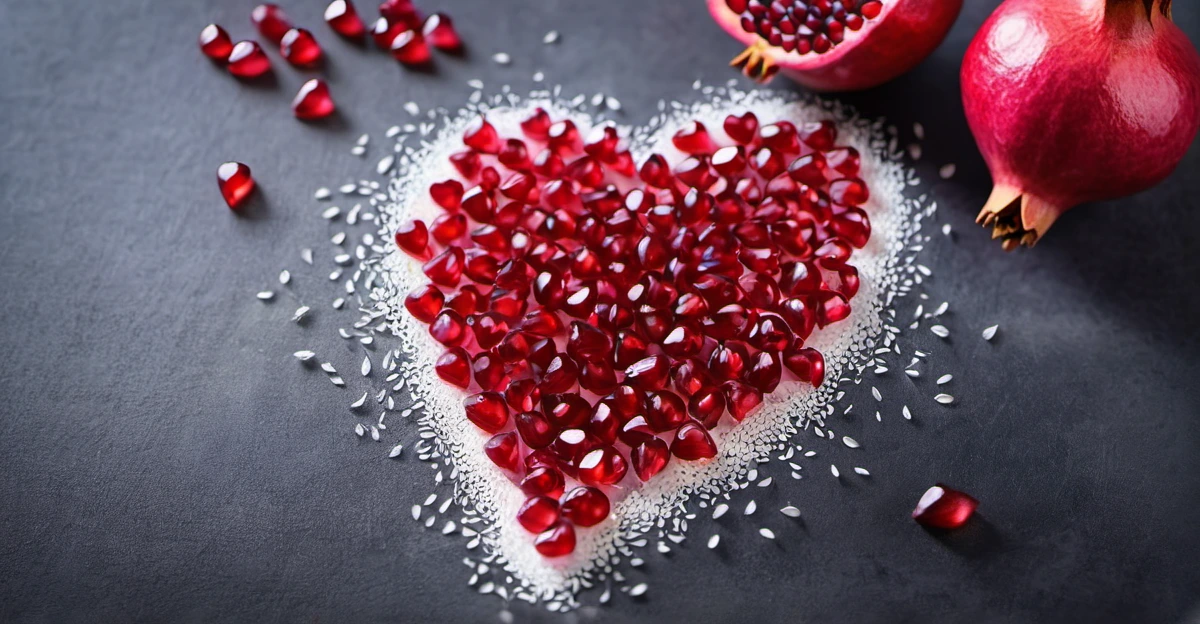 Pomegranate Seed Hearts